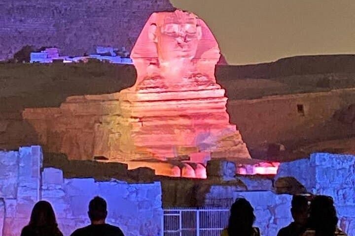 spectacle de son et lumière aux pyramides de Gizeh